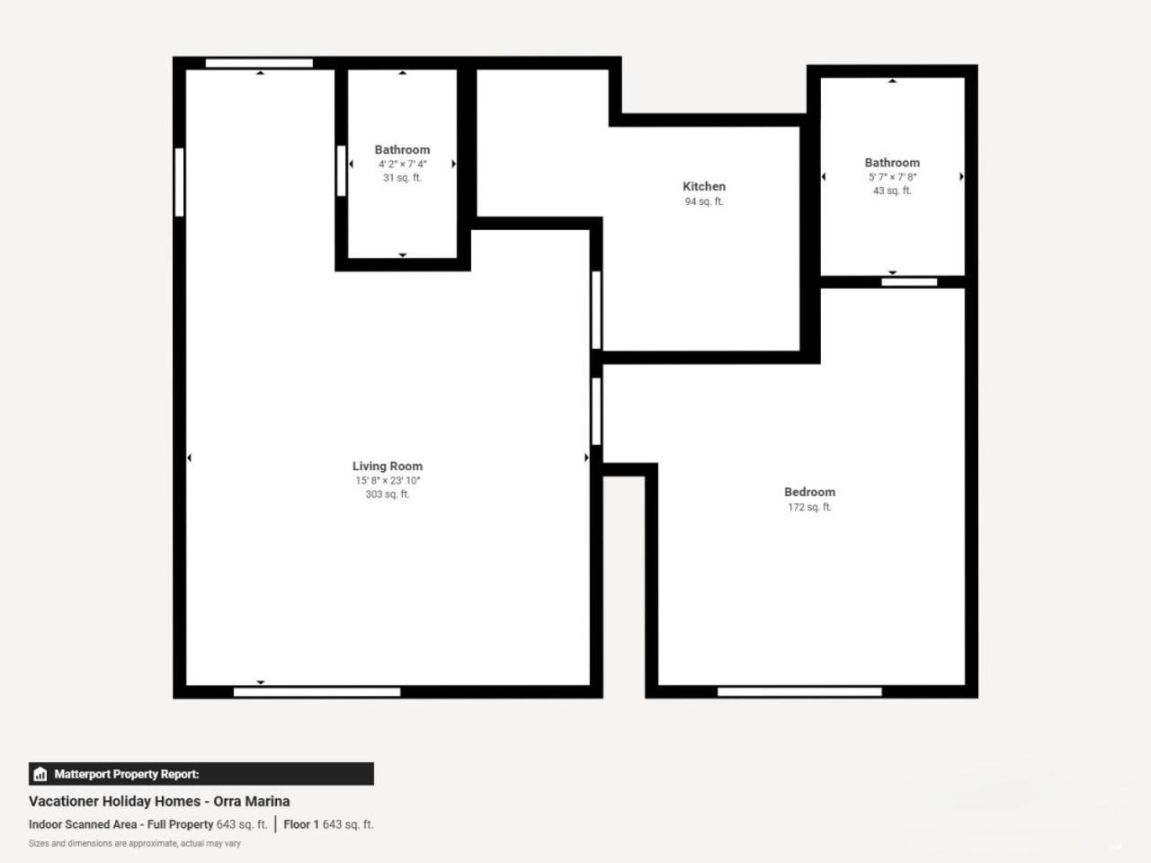Orra Tower - Stunning One Bed With Marina View Apartment *